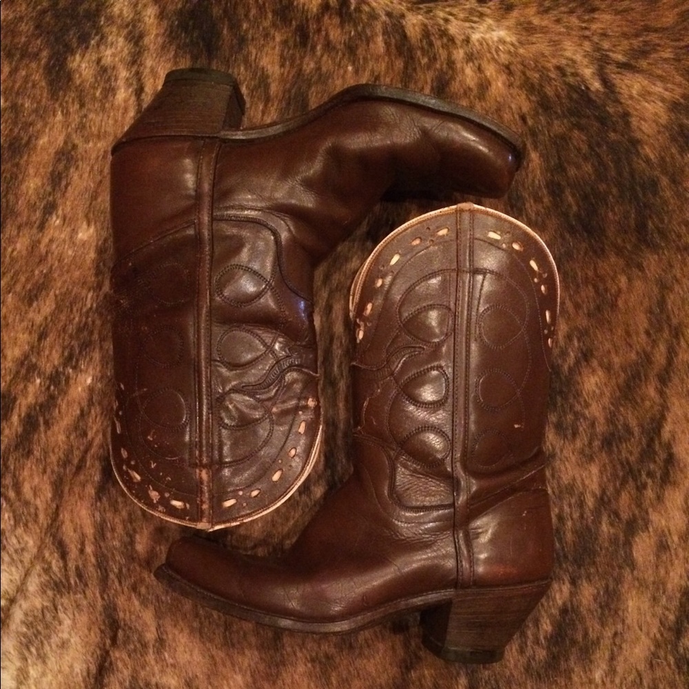 Vintage Steer Head Boots